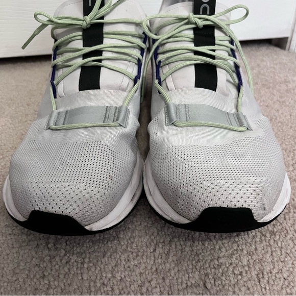 On Cloud Cloudnova Light Gray Mineral Green Men's 13 Running Cloudtech 26.98989 - Picture 4 of 13